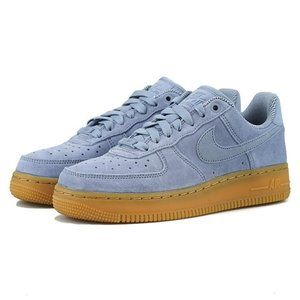 Nike Air Force 1 07 LV8 Suede Blue Gum Shoes